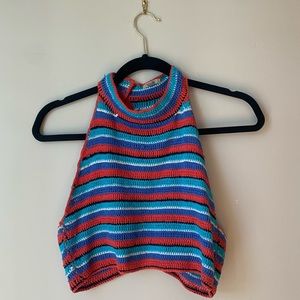 Urban Outfitters crochet crop tank top size S